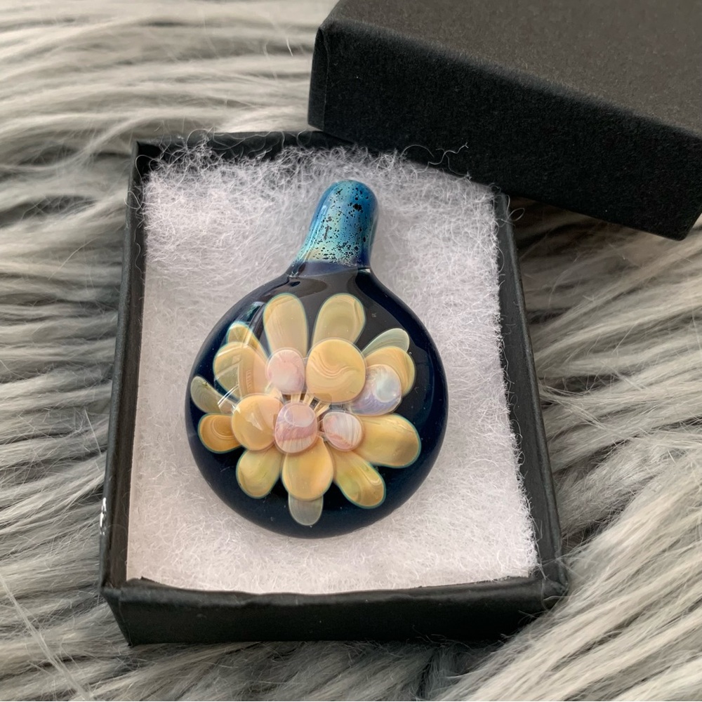 Hand blown Glass Pendant